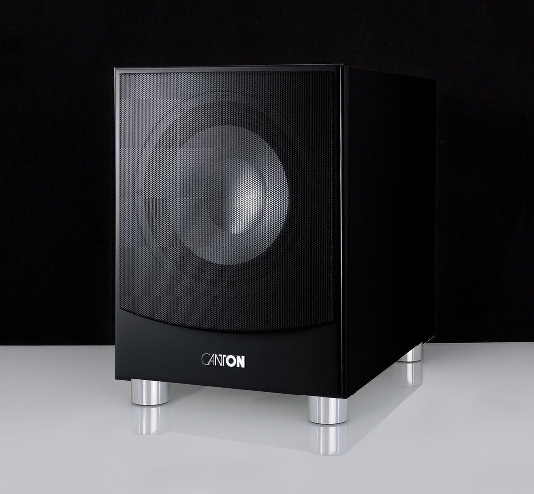 Canton SUB 8.2 aktiver Subwoofer (200/250 Watt) schwarz (Stück), schwarz