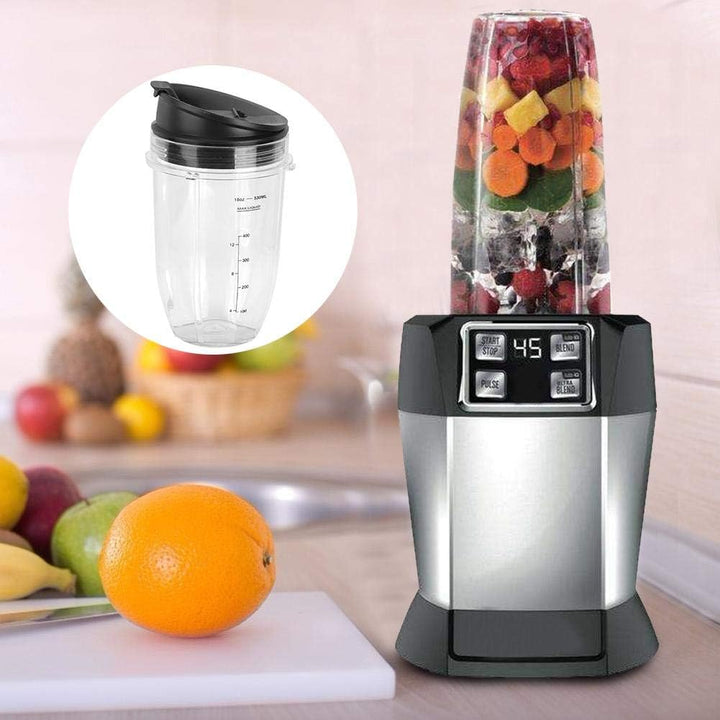 18oz, 24oz, 32oz Ersatzteile, Ersatzbecher + Deckelteilset für 900W 1000W Mixer MEHRWEG VERPACKUNG(3