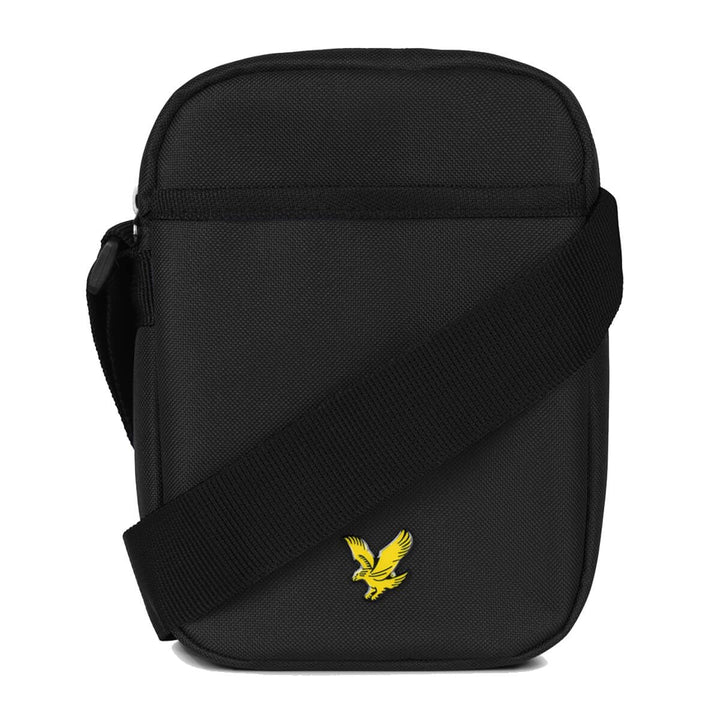 Lyle & Scott Unisex-Umhängetasche verstellbarem Riemen Eagle 572 True Black, 572 True Black