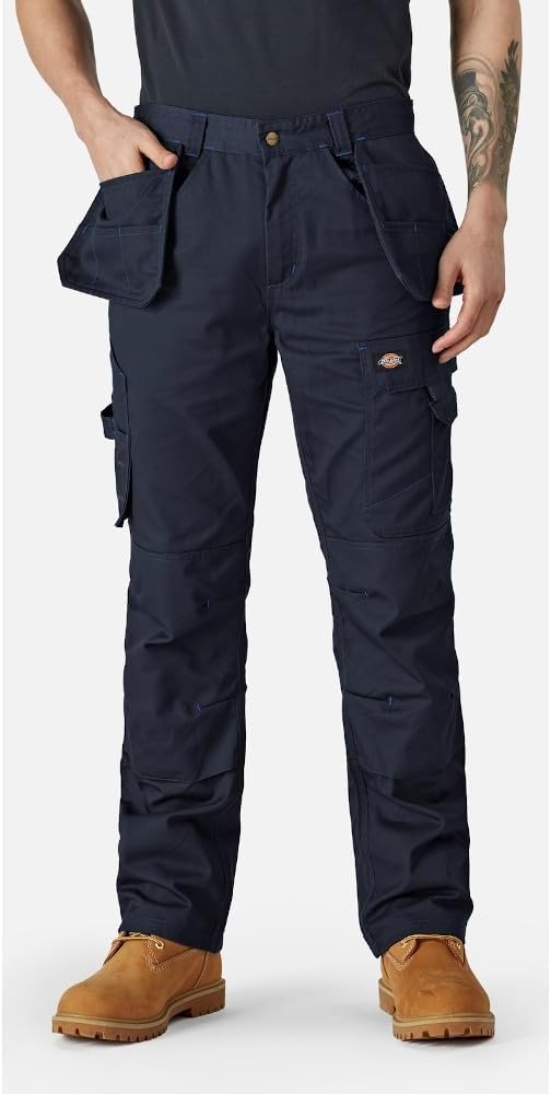 Dickies - Trousers for Men, Redhawk Pro Pants, Regular Fit, Navy Blue, 26W Navy Blue 26W / 32L, Navy