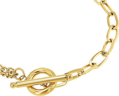 JOOP! Edelstahl Damen Schmuck Gold, Kommt in Schmuck Geschenk Box Armband doppeltreihig, Armband dop