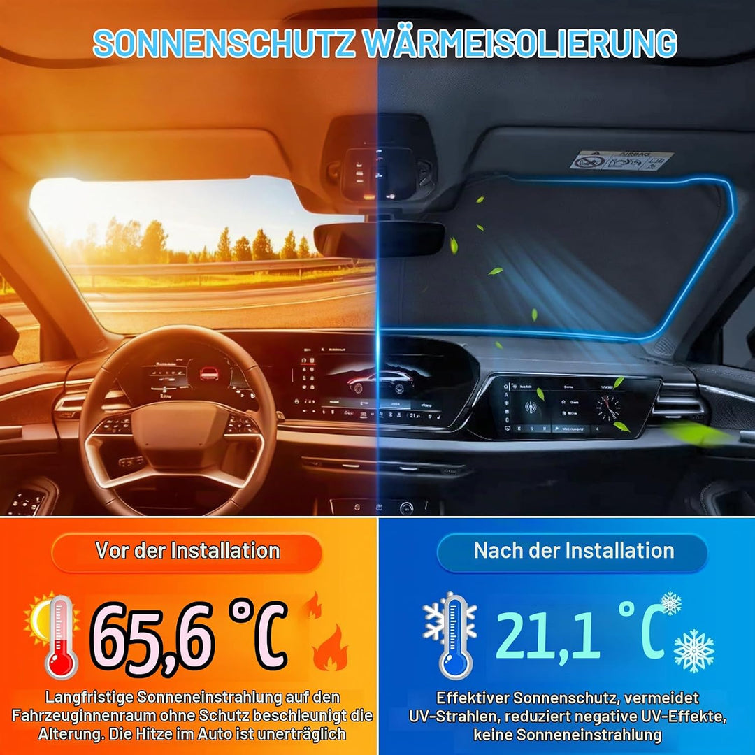 Sonnenschutz Auto Frontscheibe Ersatz für BMW X2 F39/U10 2018-2026 | Auto Windschutzscheibe Sonnensc