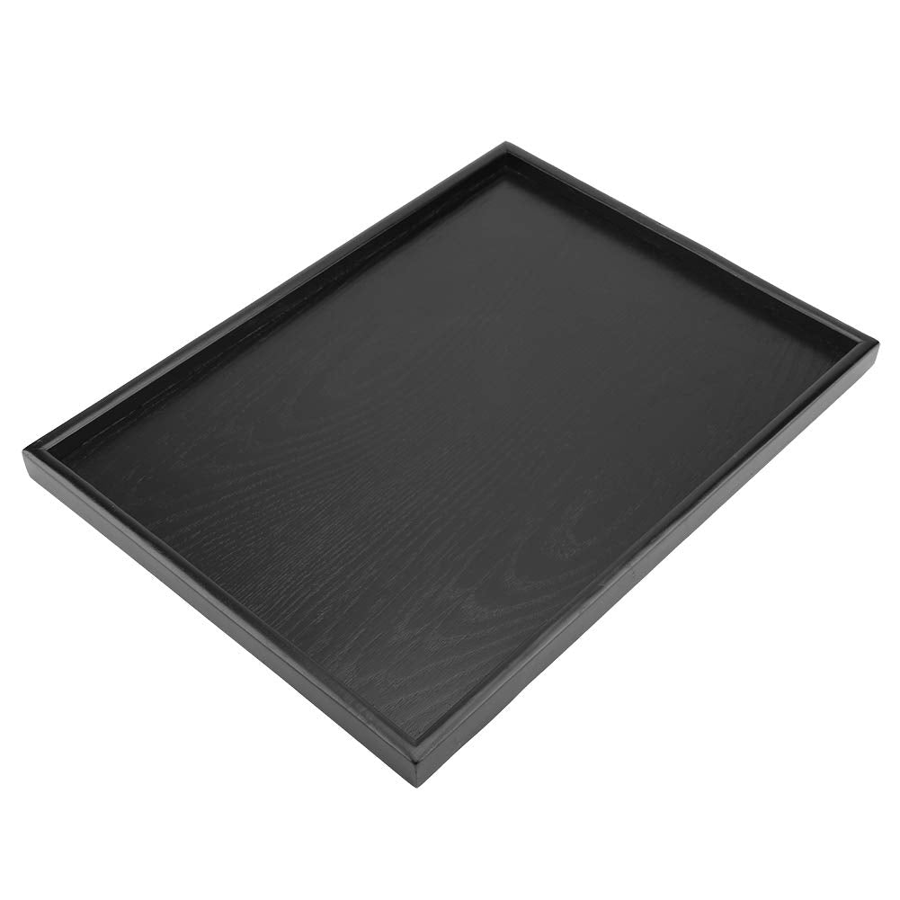 Raguso Serviertablett Black Classic Try Tea Try for Cafe Dishs Try (40 x 30 cm) 40 X 30 Cm., 40 X 30