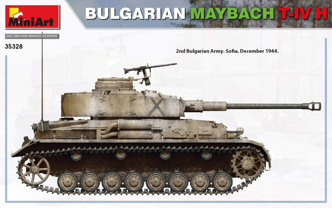 Miniart MIN35328 Bulgarischer Maybach T-IV H im Massstab 1:35 Plastikmodellbausatz, verschieden