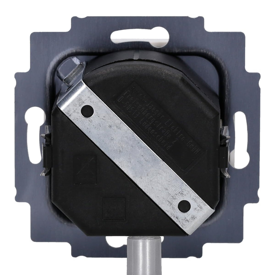 BUSCH-JÄGER, LED-Drehdimmer (LED Dimmer) 6523 U-102 mit Dimmerscheibe Zentralscheibe 2115-914 in Bal