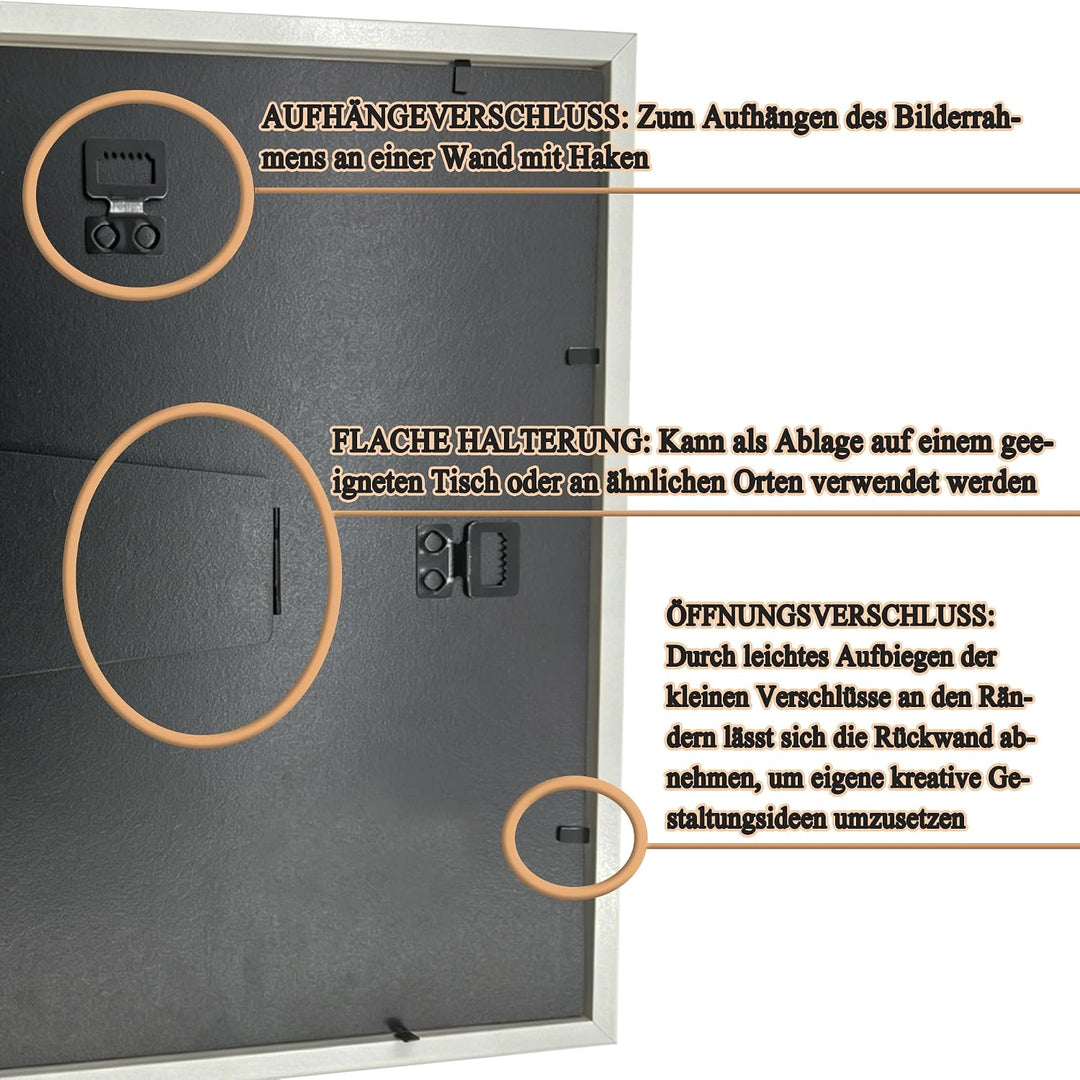 DIY Mini Museum Silhouettenbox 3D Bilderrahmen Zum Befüllen Set Fotorahmen | 10-Mini-Bilderrahmen 9-