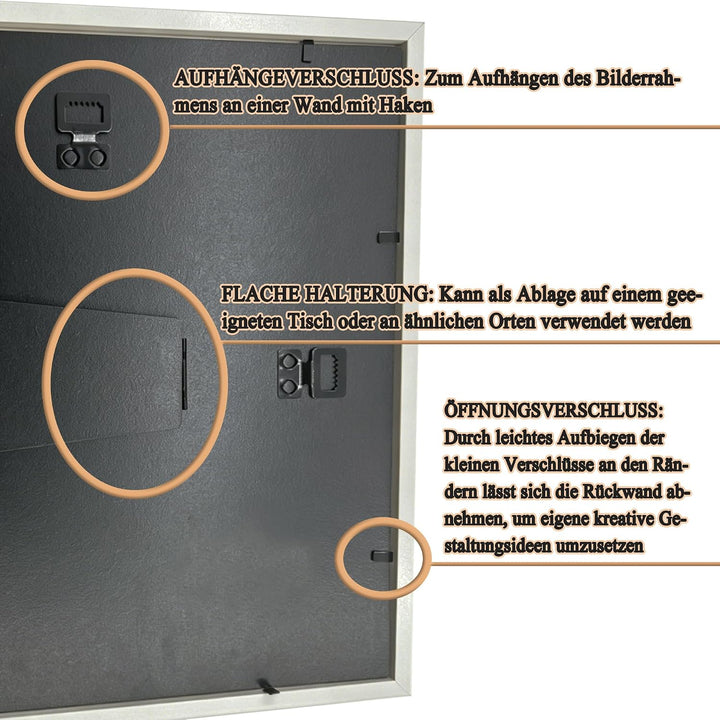 DIY Mini Museum Silhouettenbox 3D Bilderrahmen Zum Befüllen Set Fotorahmen | 10-Mini-Bilderrahmen 9-