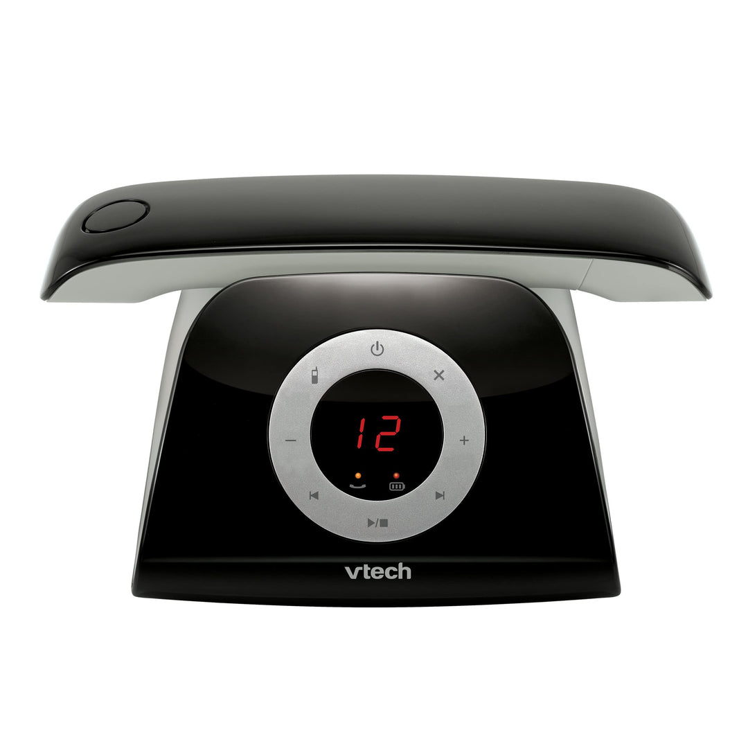 VTech LS1350 Retro-Design Telefon Schnurlos DECT Schnurlostelefon mit digitalem Anrufbeantworter, An