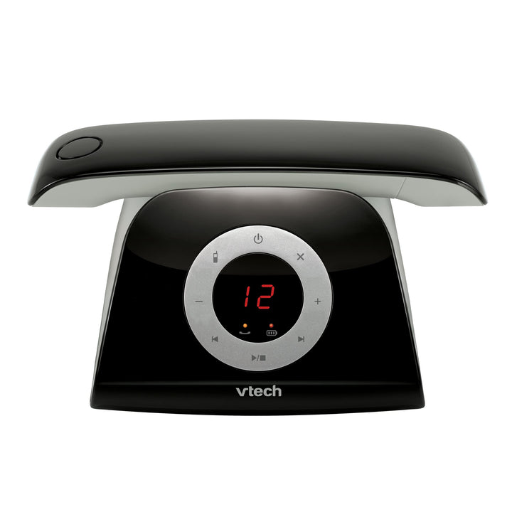 VTech LS1350 Retro-Design Telefon Schnurlos DECT Schnurlostelefon mit digitalem Anrufbeantworter, An