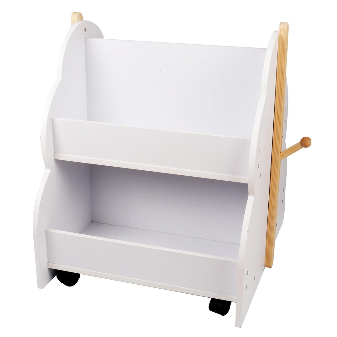 Bücherregal, Bücherregal, Aufbewahrung aus Holz, 2-in-1, Mini-Regal für Kinder Jungen und Mädchen vo