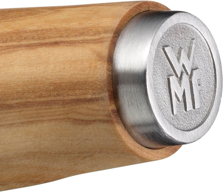WMF Grand Wood Kochmesser 33,8 cm, Messer Holzgriff, Made in Germany, Olivenholzgriff, Messer geschm