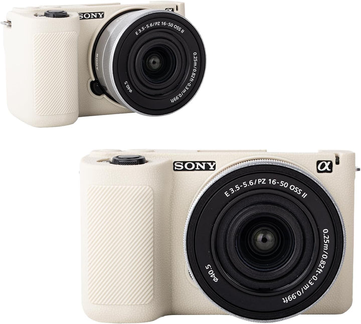MUZIRI KINOKOO Weiche Silikonhülle für Sony ZVE10 II/ZV-E10 II, Schutz Tasche für Alpha ZV-E10 II/ZV