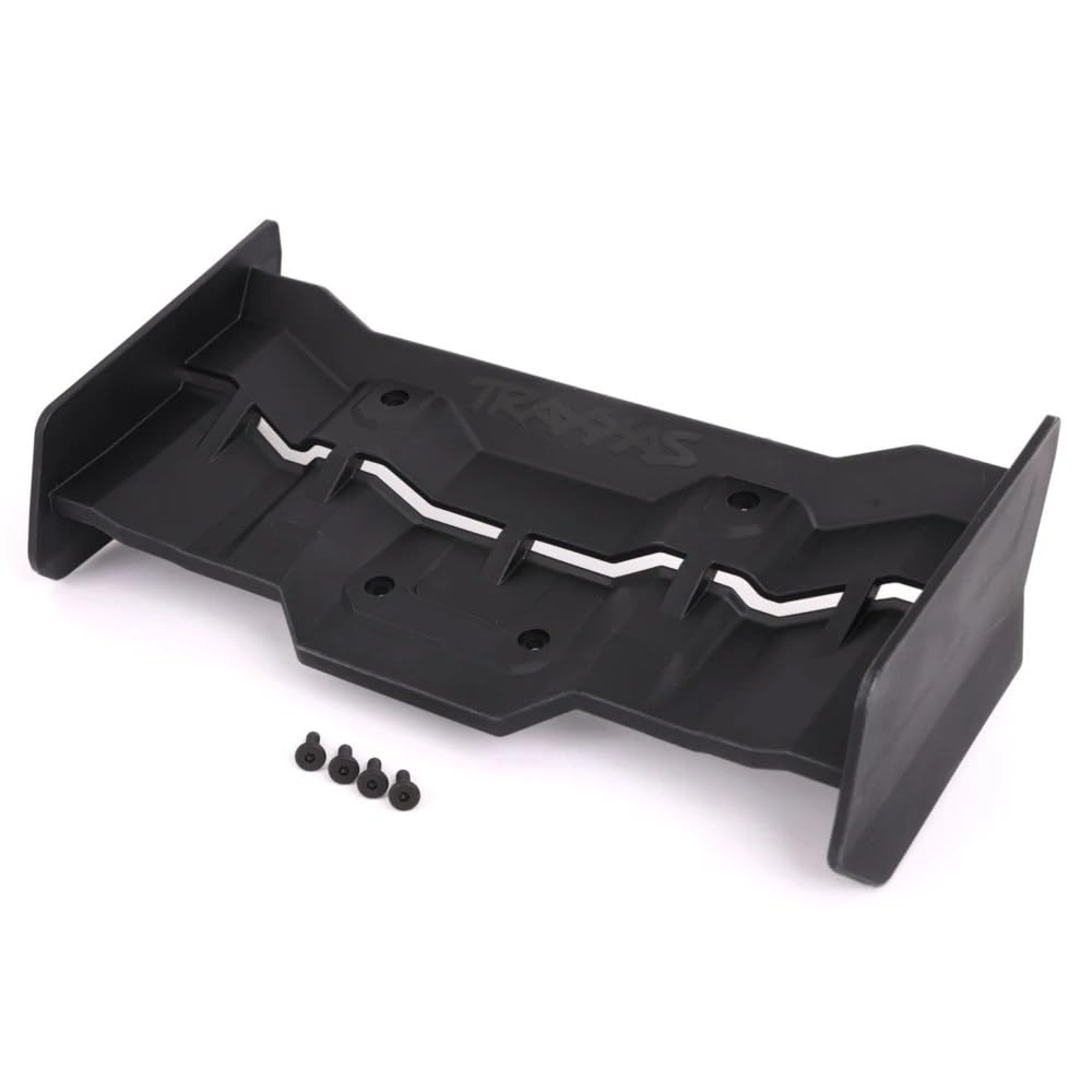 TRAXXAS Heckflügel schwarz mit Schrauben XRT