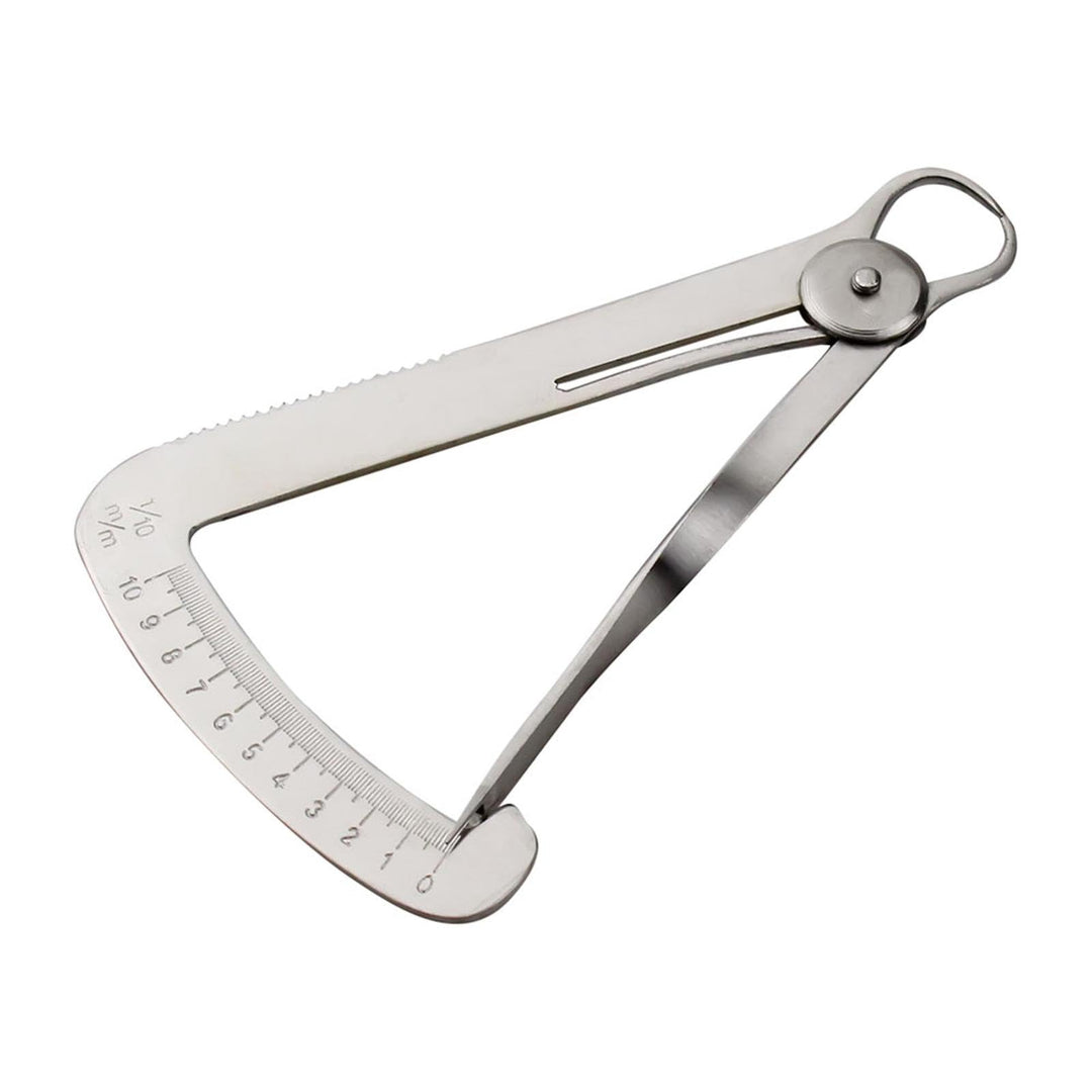 Edelstahl-Messschieber, Zahndickenmessgerät, Dreieckskronenmessgerät für Zahntechniker(Metall Messen