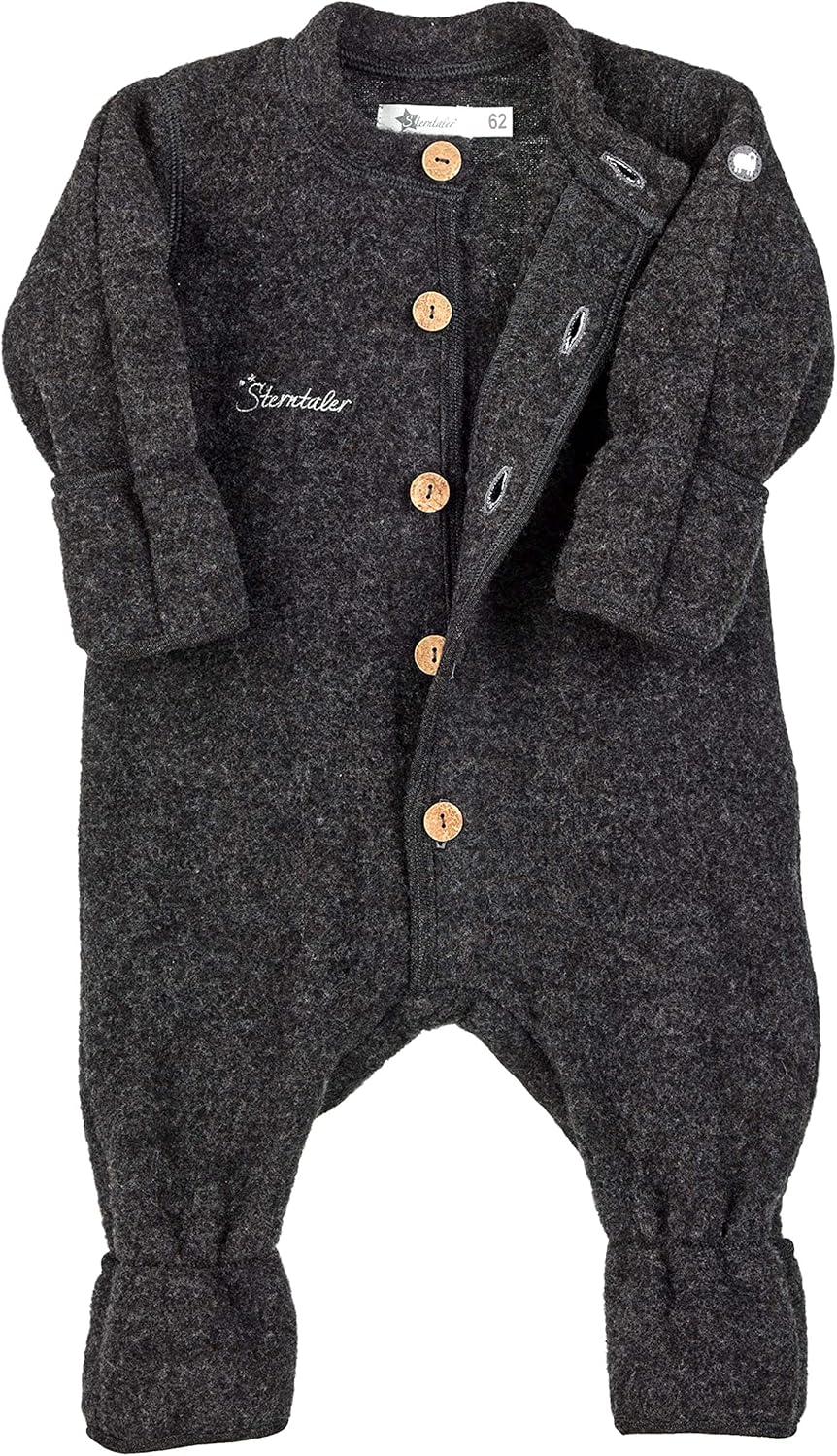 Sterntaler Kleinkind Jungen Overall Baby Overall - Overall Baby - aus Merino Wolle mit Stickerei und
