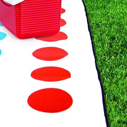 Twister Picknickdecke mit Drehscheibe als Schlüsselanhänger - Picknick Decke mit Drehscheibe als Sch