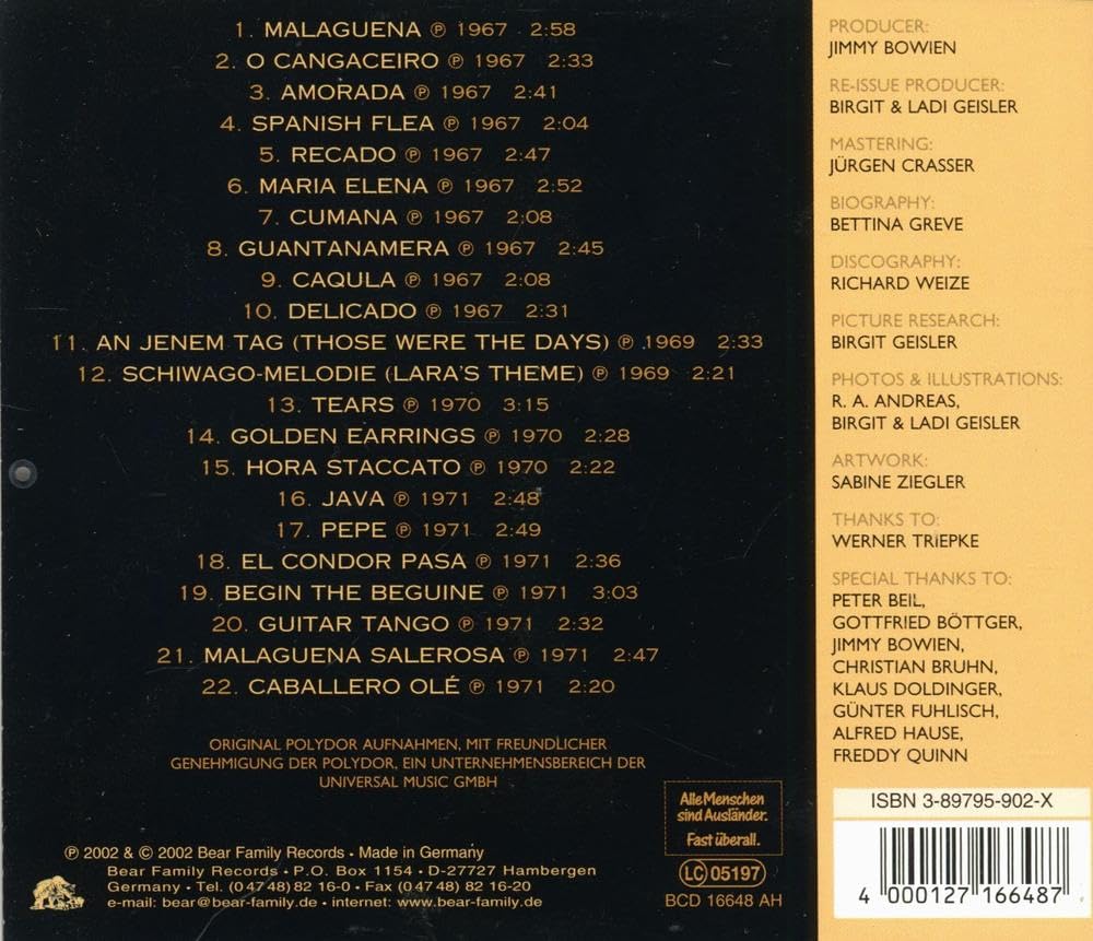 Those Were the Days, Audio-CD