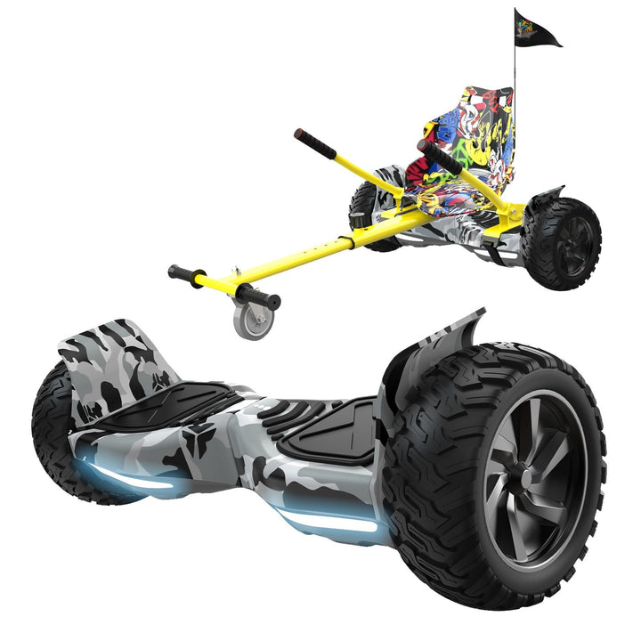 RCB Hoverboards SUV mit Sitz Hoverboards Off-Road, App-fähige Bluetooth Hoverboards, 8,5 '' Hummer +