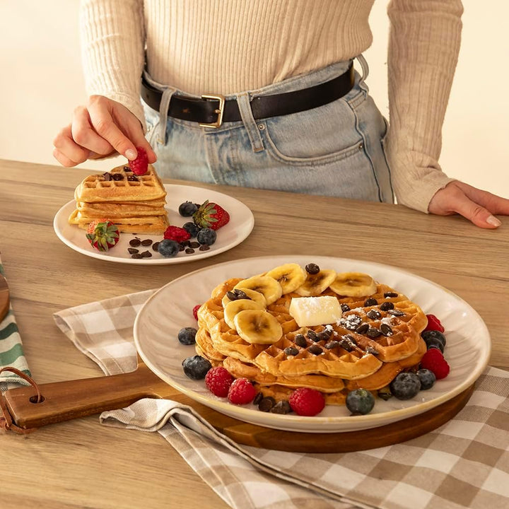 Cecotec Fun Gofrestone Waffle Maker. 1000 W, Fast Heating, Non-stick, Easy Cleaning, PFOA-free, 19 c