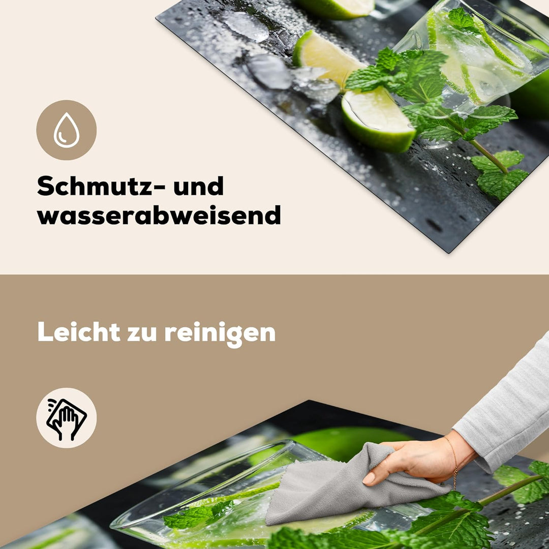 KitchenYeah© Herdabdeckplatte Einteilig Kochfeld Abdeckung Induktionskochfeld Ceranfeld Abdeckplatte