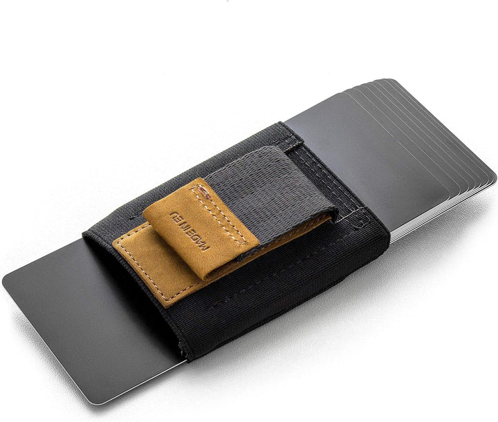 Jaimie Jacobs Nano Boy Mini Wallet, Mini Geldbörse aus Textil, Kleiner Geldbeutel, Slim Wallet mit Z