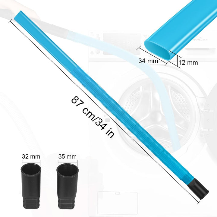 Flexibele Staubsauger Fugendüse für Universal Staubsauger mit 32mm & 35mm Anschluss, Perfekt zum Ent