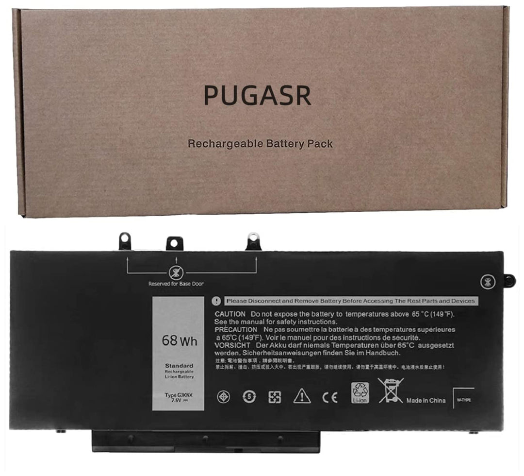 PUGASR GJKNX Laptop Akku Kompatibel mit Dell Latitude 5480 5490 5580 5590 5280 5288 5488 5491 5591 5