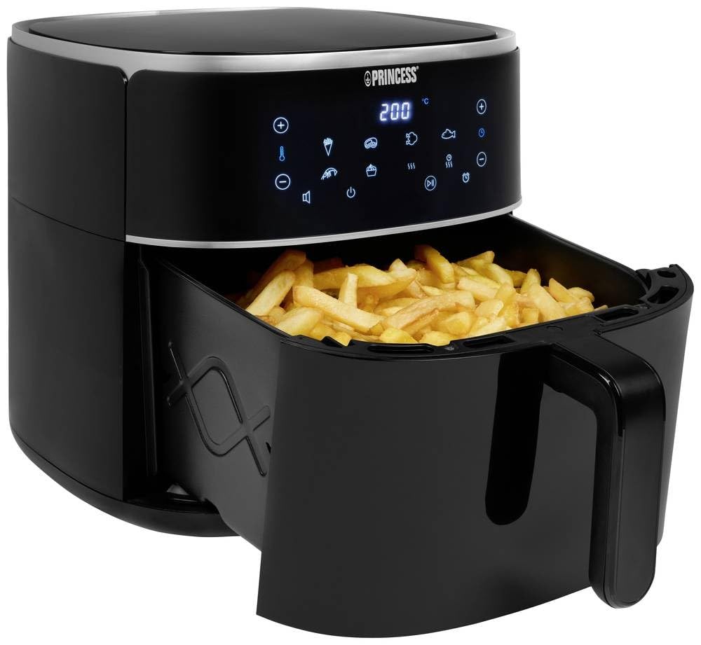 Princess 01.182254.01.001 Hot Air Fritteuse 1800 W Antihaftbeschichtung, Hot Air Funktion, Timerf