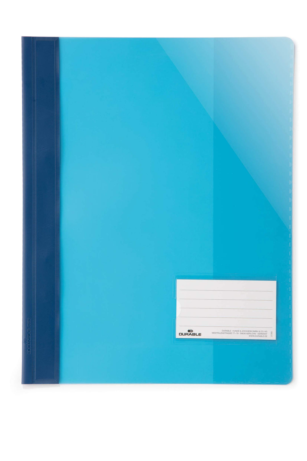 Durable Sichthefter für Din A4, Überbreite, blau, 25er Packung, 269006, Blau