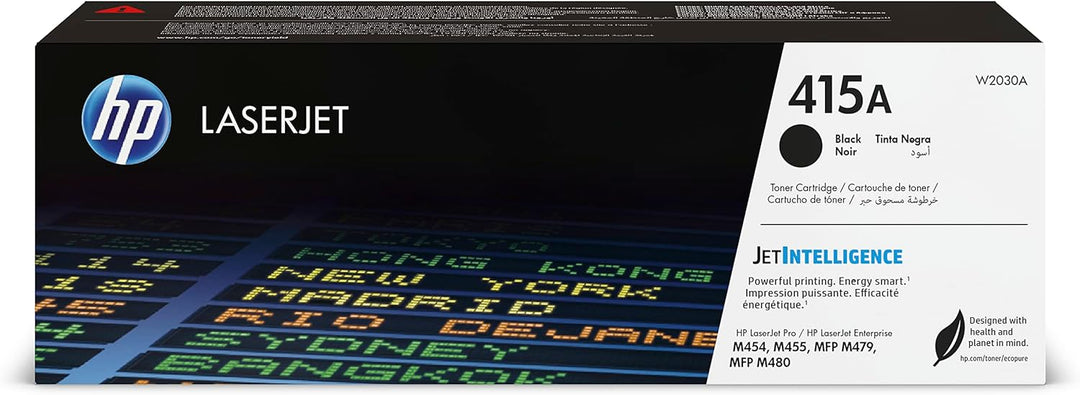HP 415A (W2030A) Original Toner Schwarz für HP LaserJet Pro M454 Schwarz Standard, Schwarz Standard