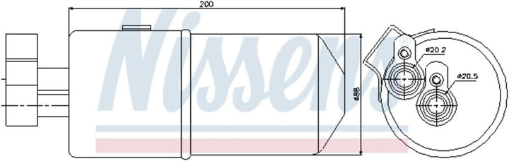 Nissens 95436 Trockner Klimaanlage