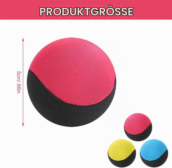 Wasserspringball, 3 Stück Wasserball Wasser Flummi Springender Ball auf Wasser, Schnelltrocknender L
