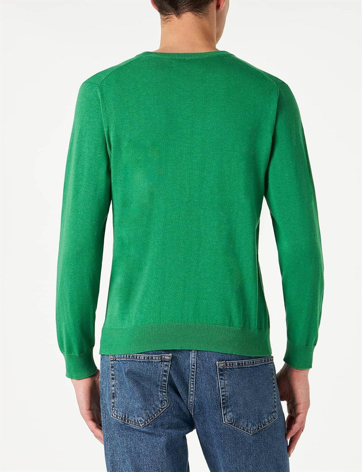 GANT Pullover mit V-Ausschnitt aus Einer Baumwoll-Wollmischung Herren XXL Dk Hunter Green Mel, XXL D