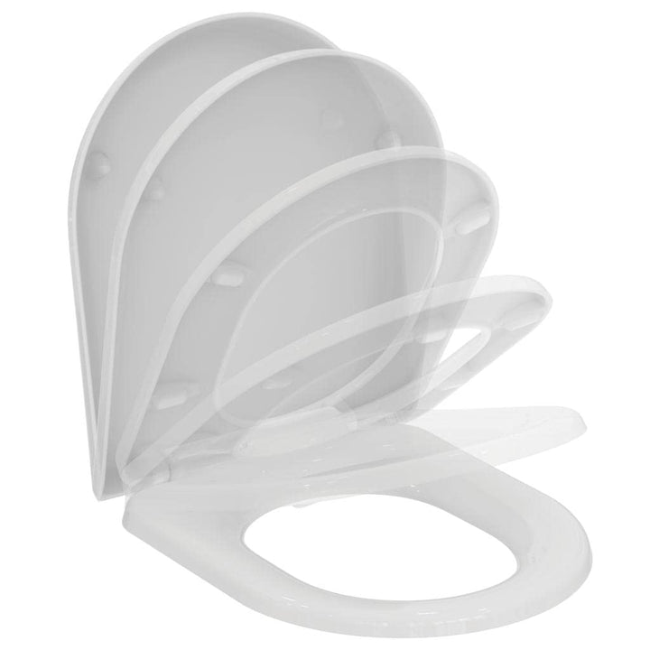 Ideal Standard UV09001 Original Exacto WC-Sitz mit Softclosing Exacto Weiss Wrapover|Gerundet|Soft c