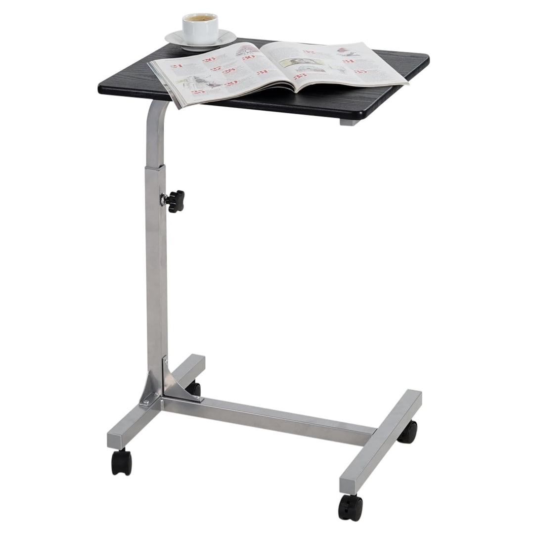 MEUBLE COSY Laptoptisch Höhenverstellbar mit Rollen Laptopständer Beistelltisch Sofatisch Nachttisch