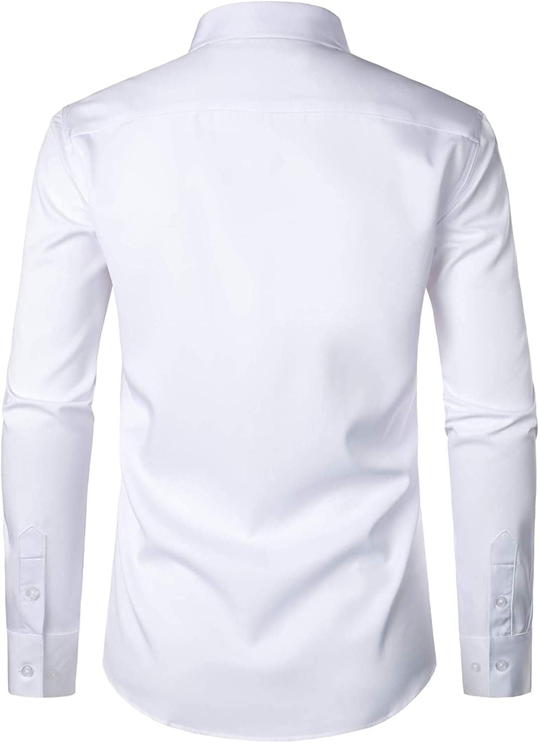 Parklees Herrenhemd, urban, modisch, Freizeit- und Businesshemd, schmale Passform, lange Ärmel, Knop