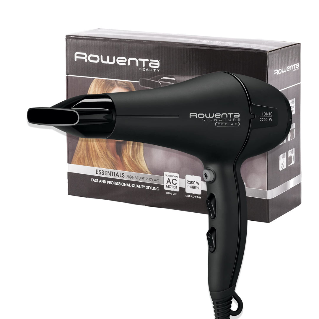 Rowenta CV7810F0 Haartrockner, 2.200 W, antistatische Wirkung, 2 Geschwindigkeitsstufen, sorgt für G
