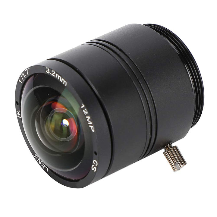 Kameraobjektiv 3,2-mm-Objektiv mit Fester Brennweite CS-Mount 12 MP Hochauflösendes CCTV-Kameraobjek