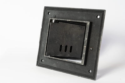 SEZAM Polish Foundry Gusseisen Schornsteinreinigung Aussentür, Alte Silberne Farbe 32.50x7x30cm, Sil