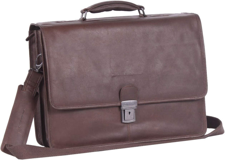The Chesterfield Brand Wax Pull Up Shay Aktentasche Leder 41 cm