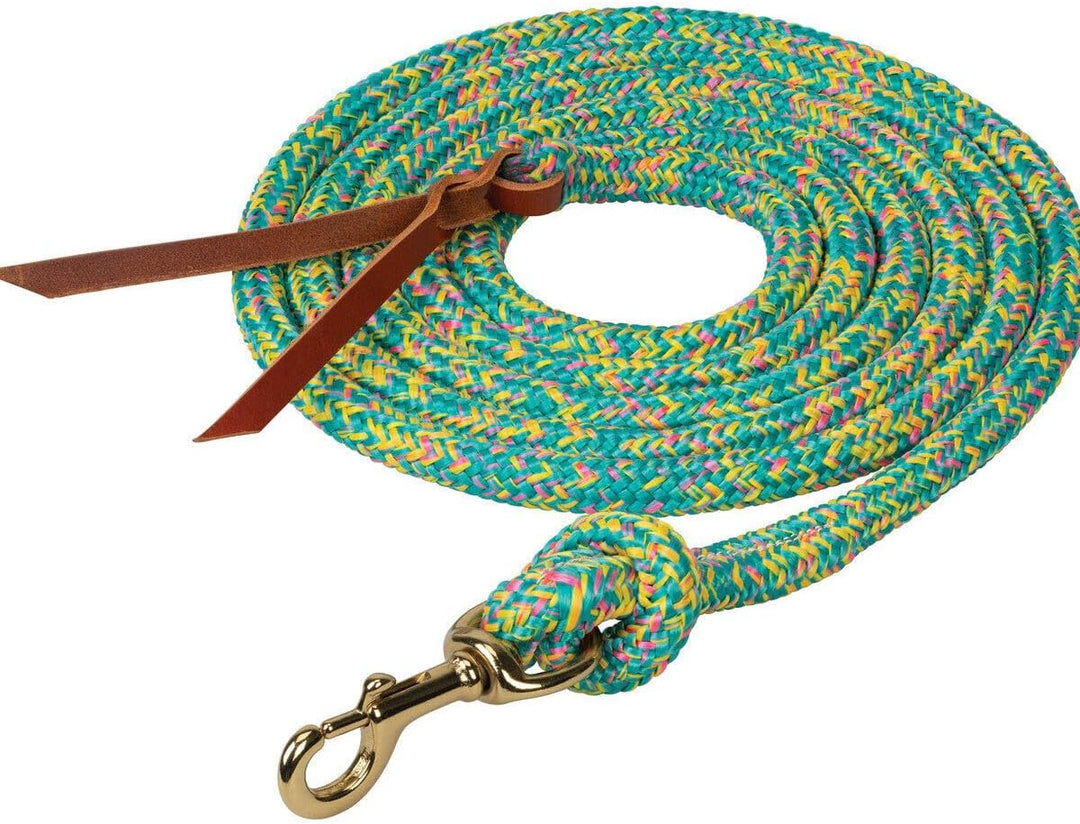 Weaver Leather Rough Out geöltes Brustkragen, Unisex-Erwachsene, Poly Cowboy Lead with Snap, 5/8" x