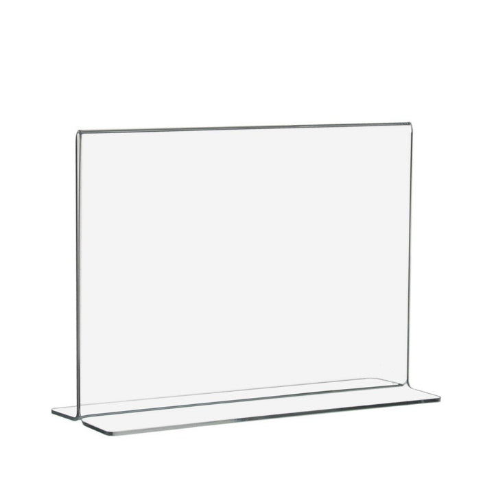 T-Ständer/Werbeaufsteller/Tischständer DIN A3 Querformat aus Acrylglas - Zeigis®