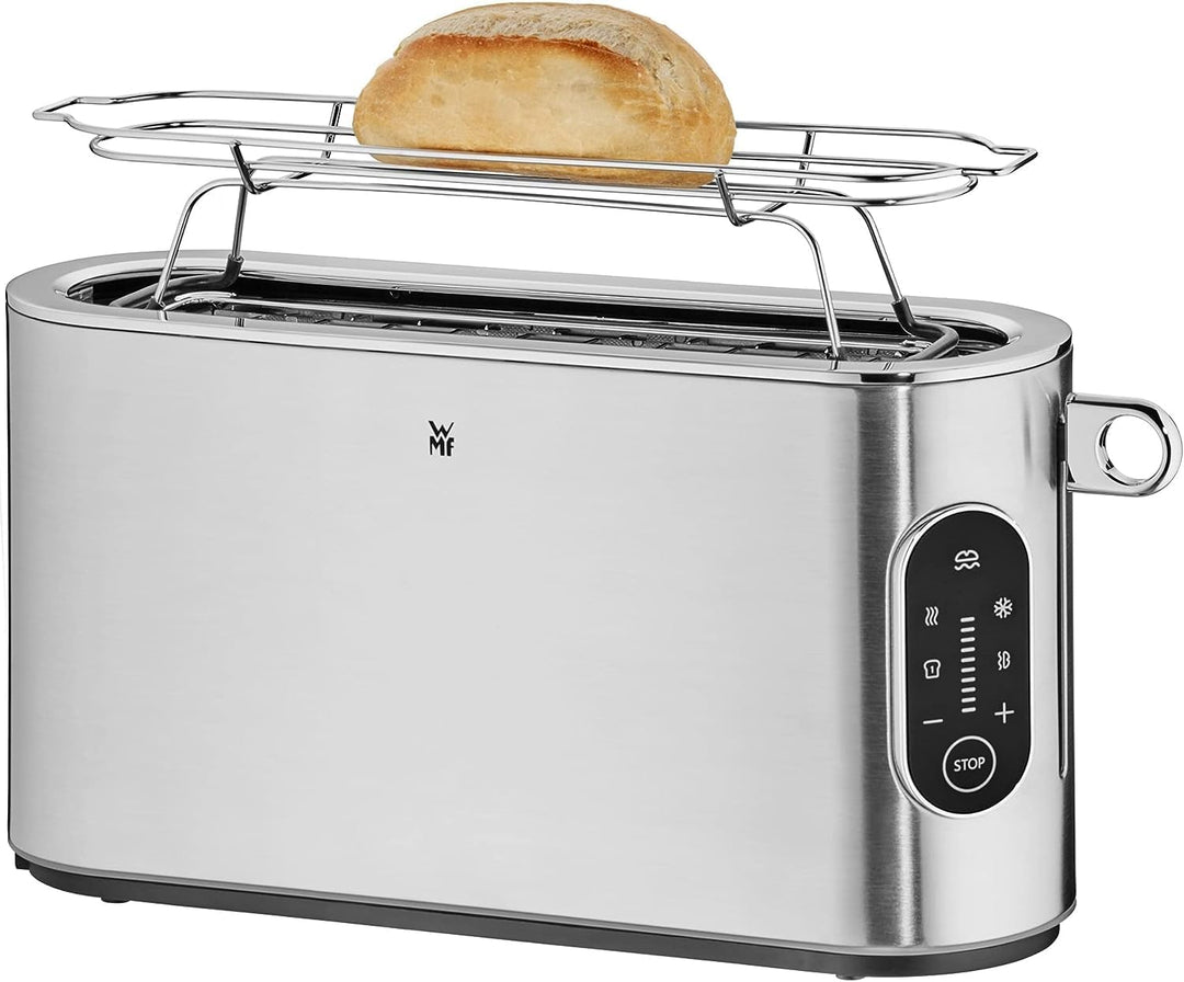 WMF Lumero Toaster Langschlitz mit Brötchenaufsatz, 2 Scheiben, XXL, Einseitiges Toasten, 1-Scheiben