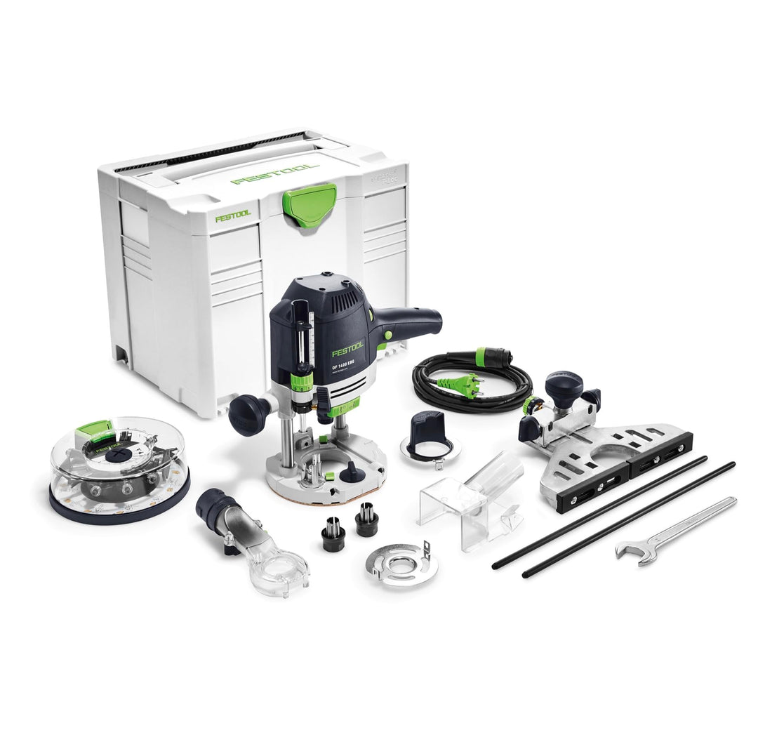 FESTOOL 574398 Oberfräse OF 1400 OF 1400 EBQ-Plus + Box-OF-S 8/10x HW