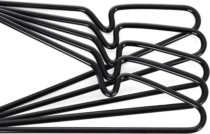 SONGMICS Kleiderbügel, 20 Stück, Jackenbügel aus Metall, dünn und Antirutsch, Ø 4 mm Platzsparend um