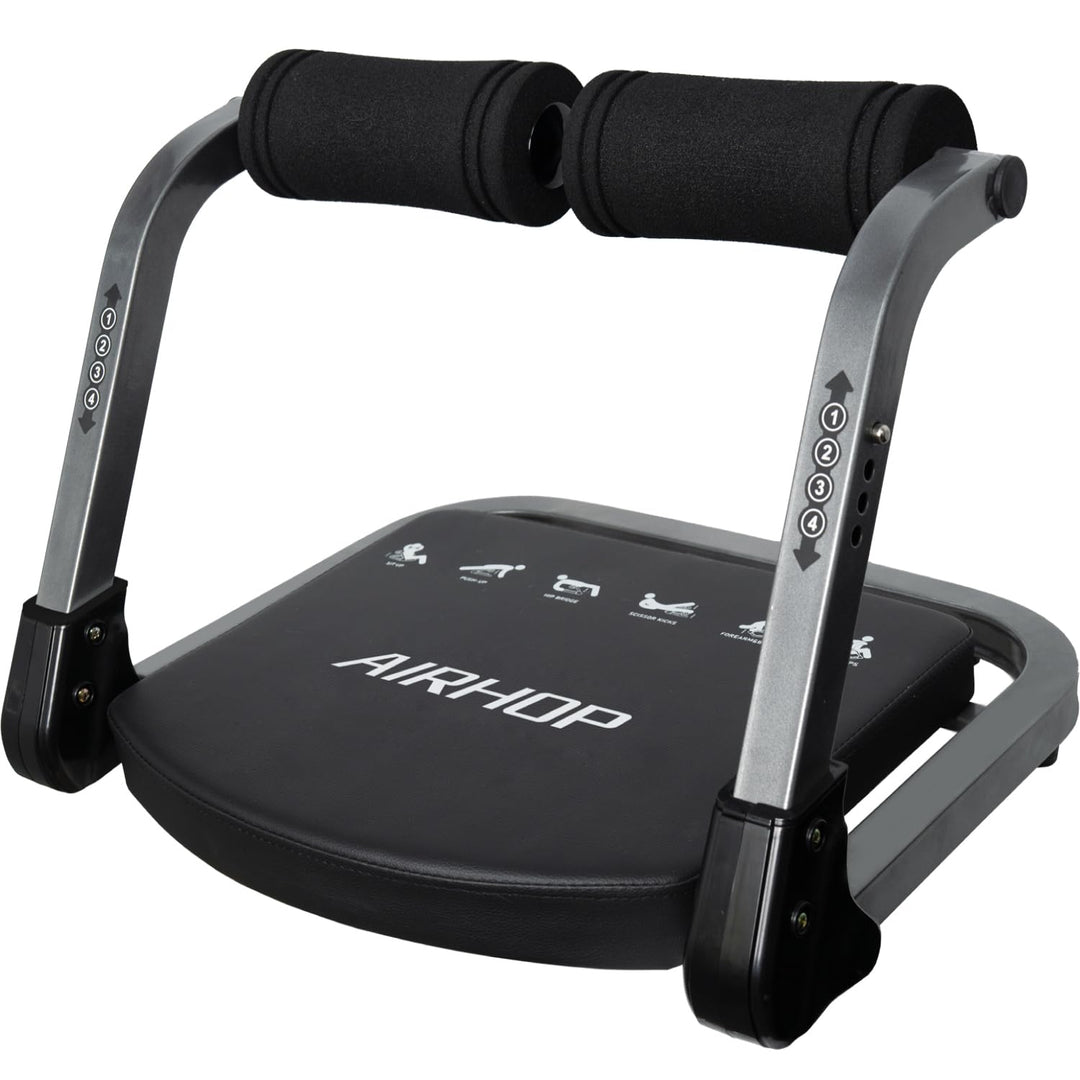 AIRHOP 8-in-1 Smart Core Ab Machine, klappbarer Bauchtrainer & Bauchmuskeltrainer bis 100 kg, Baucht