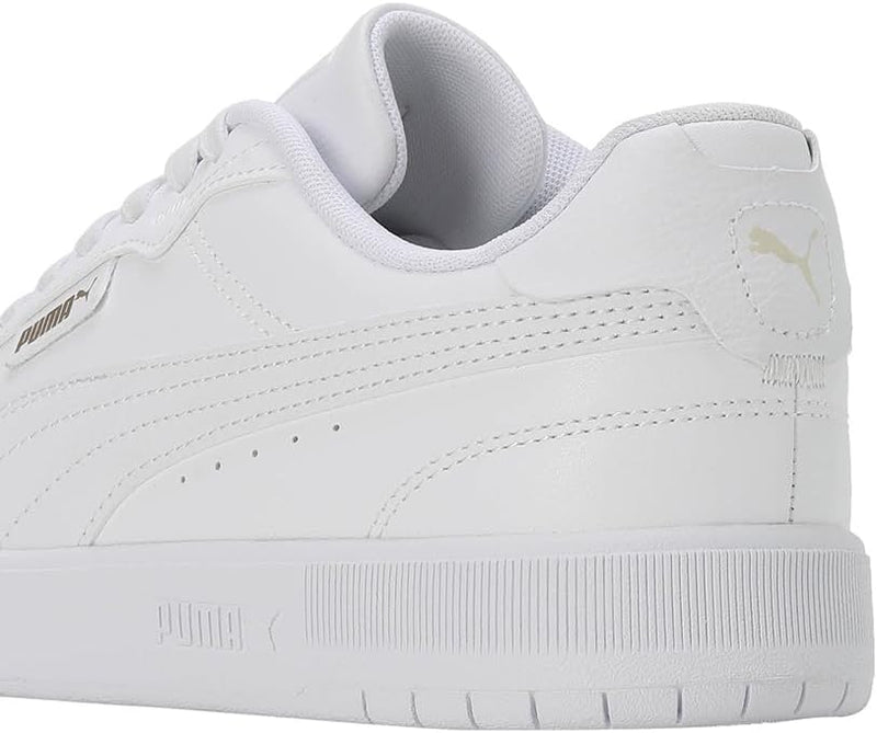 PUMA Herren Court Ultra Lite Sneaker 39 EU Puma White Puma White Puma Gold, 39 EU Puma White Puma Wh