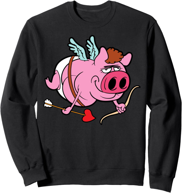 Romantisch Valentinstag Amor Love Herz Liebe Paar Freundin Sweatshirt