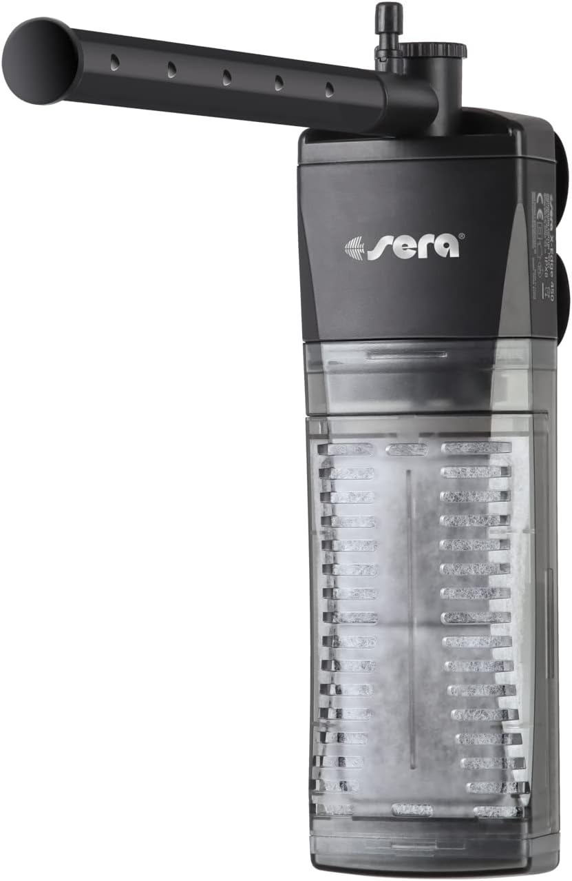 sera X-Edge 450 leistungsstarker & energieeffizienter Eckfilter BZW. Innenfilter fürs Aquarium bis 2