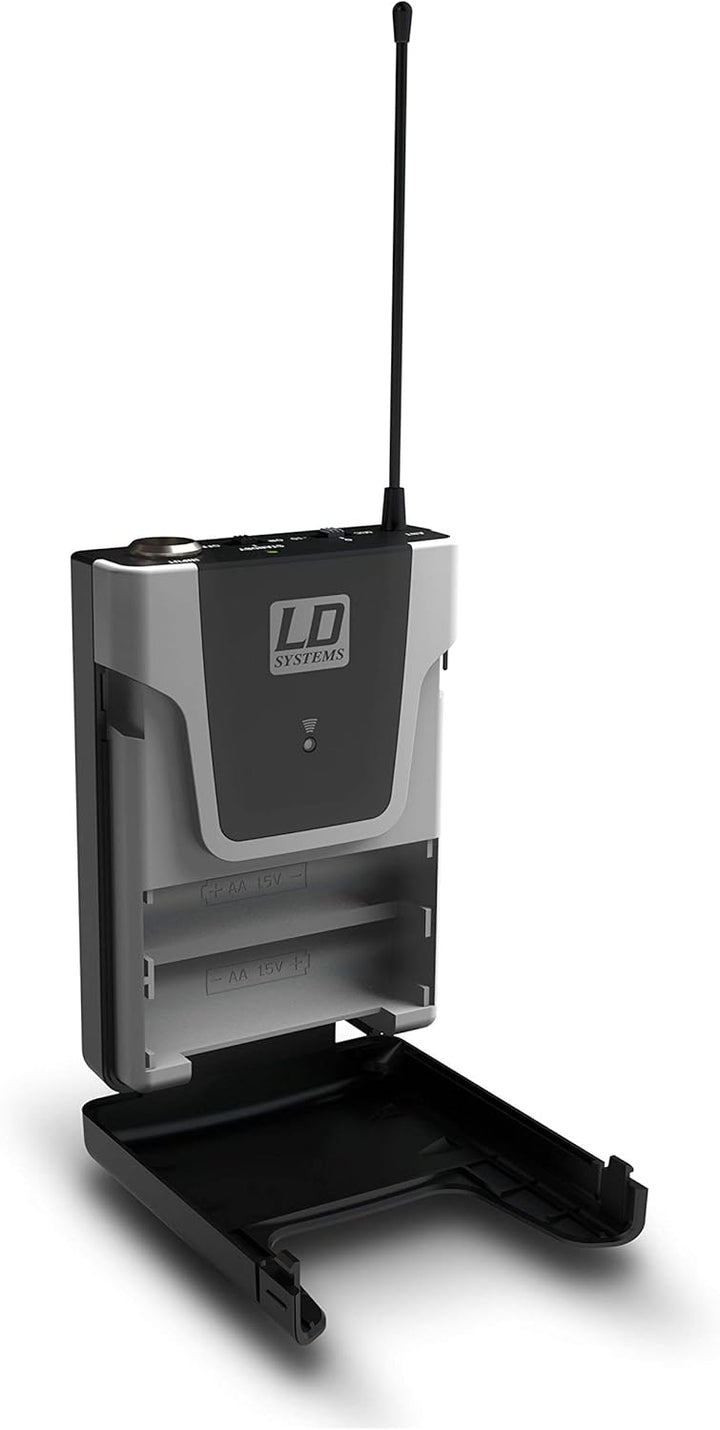 LD Systems U308 BP - Bodypack Sender, schwarz 863 - 865 MHz+ 823 - 832 MHz, 863 - 865 MHz+ 823 - 832